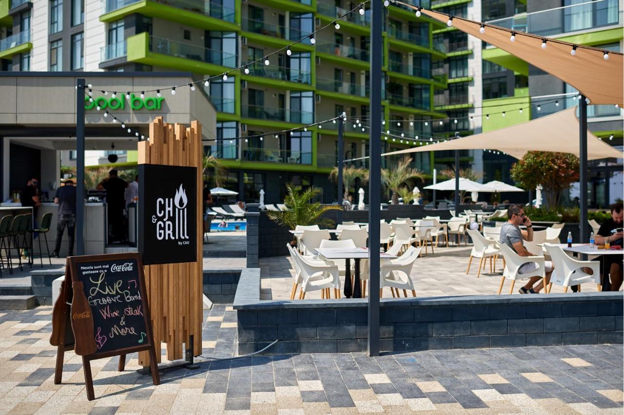 Năvodari Sole Aparthotel Pool & Spa Mamaia Nord מראה חיצוני תמונה
