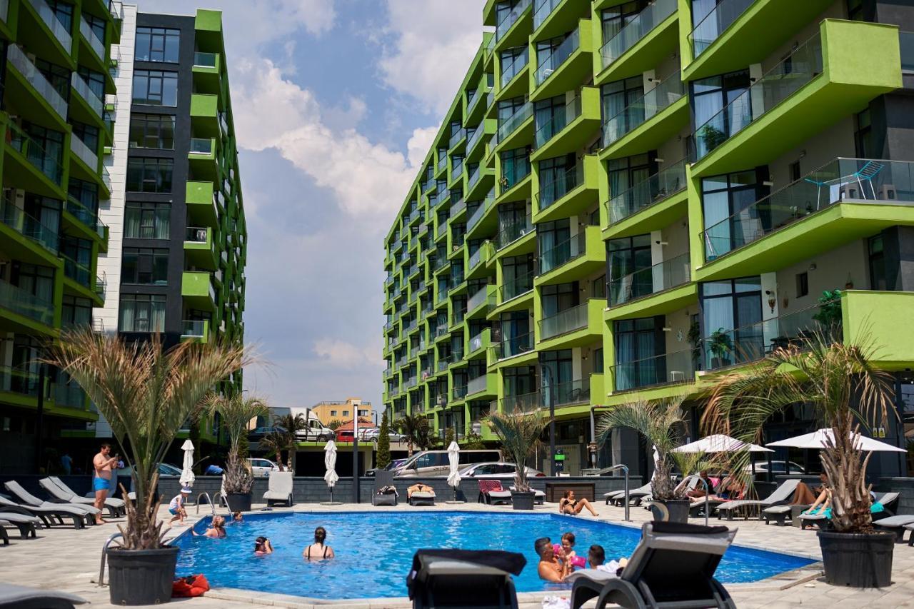 Năvodari Sole Aparthotel Pool & Spa Mamaia Nord מראה חיצוני תמונה